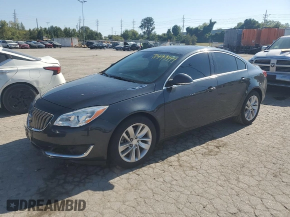 2015 Buick Regal Premium I z VIN 2G4GN5EX7F9285891, wystawiony jako Copart lot #71499444 z przebiegiem 83 820 mil mil oraz Czysty tytuł • Clean title. Historia ofert i sprzedaży dostępna na DreamBid. Obrazek 1.