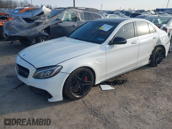 2016 Mercedes-Benz C 63 S AMG with VIN 55SWF8HB6GU103768, listed as a IAAI auction lot 41779235 with 102,745 mi miles and . Bid and sale history available at DreamBid. Image 17.