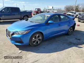 2021 Nissan Sentra SV with VIN 3N1AB8CV1MY238913, listed as a Copart auction lot 46641535 with 83,236 mi miles and Salvage Title. Bid and sale history available at carsss.com. Image 1.