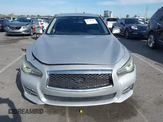 2014 Infiniti Q50 Sport with VIN JN1BV7AP9EM674097, listed as a IAAI auction lot 41741697 with 105,797 mi miles and . Bid and sale history available at DreamBid. Image 12.