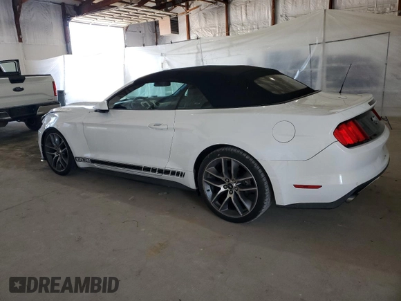 2015 Ford Mustang EcoBoost Premium with VIN 1FATP8UH8F5405323, listed as a Copart auction lot 54180385 with 125,609 mi miles and Salvage title. Bid and sale history available at DreamBid. Image 2.