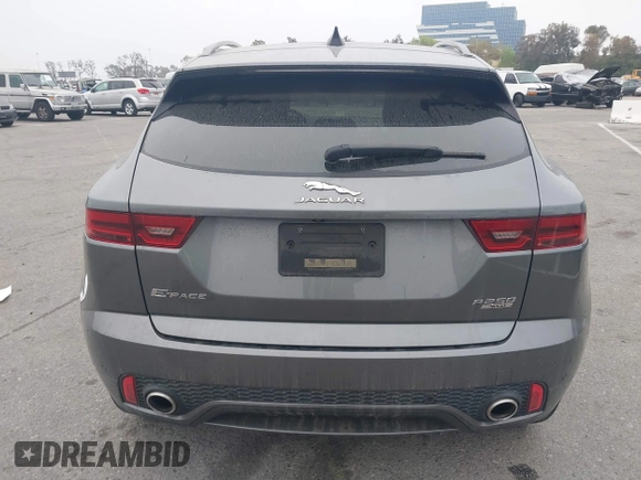 2020 Jaguar E-PACE Checkered Flag Edition with VIN SADF12FX5L1Z87737, listed as a IAAI auction lot 41693995 with 52,100 mi miles. Bid and sale history available at carsss.com. Image 16.