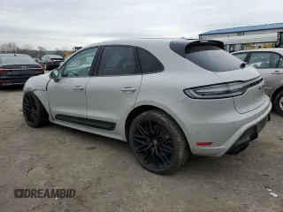 2023 Porsche Macan GTS with VIN WP1AF2A52PLB55150, listed as a Copart auction lot 47746014 with 6,786 mi miles and Salvage title. Bid and sale history available at DreamBid. Image 2.