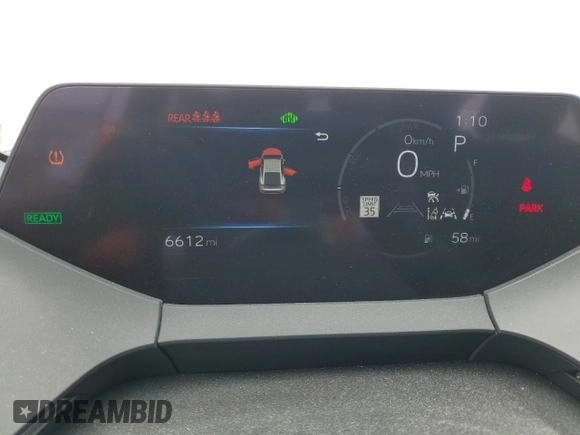 2024 Toyota Prius LE with VIN JTDADABU4R3011917, listed as a Copart auction lot 61184665 with 6,612 mi miles and Salvage title. Bid and sale history available at DreamBid. Image 9.
