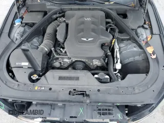 2018 Genesis G80 3.8L with VIN KMHGN4JE3JU242708, listed as a Copart auction lot 79191644 with 89,253 mi miles and Salvage Title. Bid and sale history available at carsss.com. Image 11.