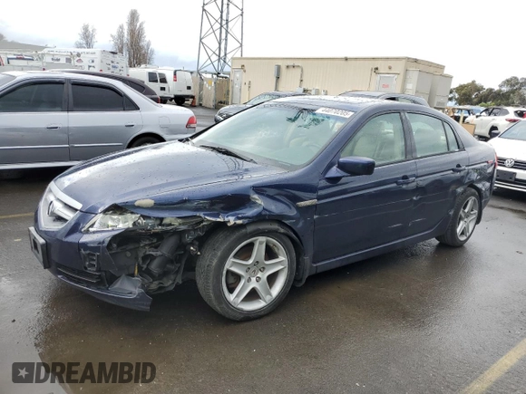 2006 Acura TL with VIN 19UUA66226A046816, listed as a Copart auction lot 44070205 with 180,346 mi miles and Salvage Title. Bid and sale history available at carsss.com. Image 1.