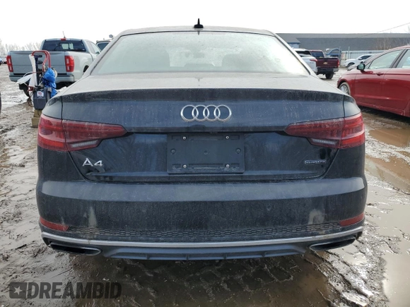 2019 Audi A4 Premium Plus with VIN WAUENAF45KN008539, listed as a Copart auction lot 46983635 with 81,783 mi miles and Clean Title. Bid and sale history available at carsss.com. Image 6.