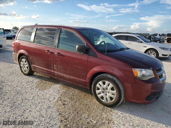 2018 Dodge Grand Caravan SE with VIN 2C4RDGBG4JR273108, listed as a Copart auction lot 78760504 with 0 mi miles and Non Repairable. Bid and sale history available at carsss.com. Image 4.