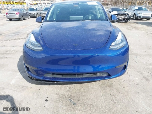 2022 Tesla Model Y Long Range with VIN 7SAYGAEE5NF517234, listed as a IAAI auction lot 41706191 with NaN miles. Bid and sale history available at carsss.com. Image 12.