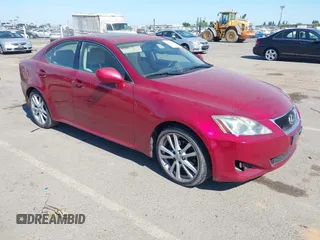 2006 Lexus IS 250 with VIN JTHBK262865023527, listed as a IAAI auction lot 42677282 with 204,511 mi miles and . Bid and sale history available at DreamBid. Image 1.
