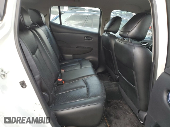 2015 Nissan LEAF SV with VIN 1N4AZ0CP9FC301558, listed as a Copart auction lot 45380735 with 67,474 mi miles and Salvage title. Bid and sale history available at DreamBid. Image 10.