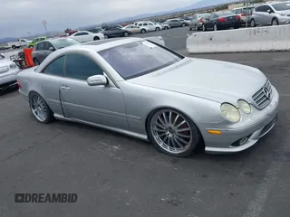 2003 Mercedes-Benz CL 5.0L with VIN WDBPJ75J23A036694, listed as a IAAI auction lot 41745660 with 131,571 mi miles. Bid and sale history available at carsss.com. Image 1.