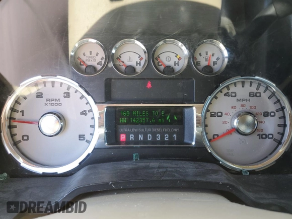 2008 Ford F-250 XL with VIN 1FTSW20R38EA03782, listed as a Copart auction lot 54895085 with 142,357 mi miles and Salvage title. Bid and sale history available at DreamBid. Image 9.