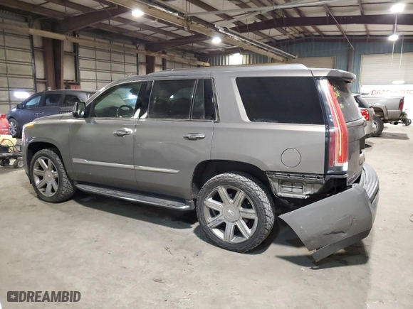 2017 Cadillac Escalade Luxury with VIN 1GYS4BKJ1HR215824, listed as a Copart auction lot 83069814 with 155,792 mi miles and Salvage Title. Bid and sale history available at carsss.com. Image 2.