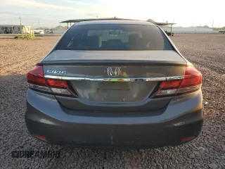 2015 Honda Civic Sedan LX with VIN 2HGFB2F57FH521824, listed as a Copart auction lot 55024385 with 154,775 mi miles and Clean Title. Bid and sale history available at carsss.com. Image 6.
