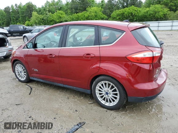 2013 Ford C-Max Energi SEL with VIN 1FADP5CU3DL522348, listed as a Copart auction lot 57094134 with 77,690 mi miles and Salvage Title. Bid and sale history available at carsss.com. Image 2.
