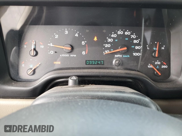 2003 Jeep Wrangler Sahara with VIN 1J4FA59S13P312830, listed as a Copart auction lot 52730955 with 99,247 mi miles and Salvage title. Bid and sale history available at DreamBid. Image 9.