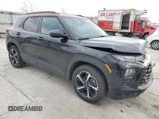 2021 Chevrolet TrailBlazer RS with VIN KL79MTSL1MB076337, listed as a Copart auction lot 47872824 with 70,239 mi miles and . Bid and sale history available at DreamBid. Image 4.