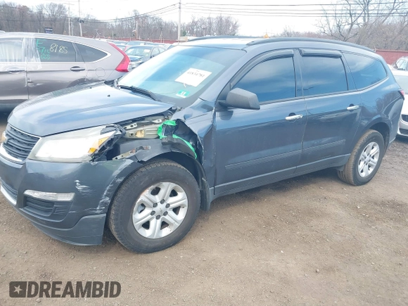 2014 Chevrolet Traverse LS z VIN 1GNKVFKD3EJ187997, wystawiony jako IAAI lot #41834781 z przebiegiem 150 994 mil mil oraz . Historia ofert i sprzedaży dostępna na DreamBid. Obrazek 18.