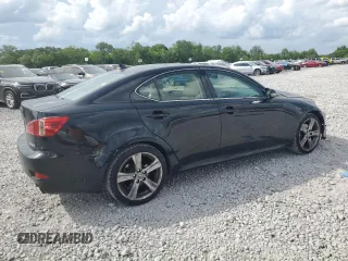 2012 Lexus IS 250 with VIN JTHBF5C21C5166406, listed as a Copart auction lot 55521305 with 123,708 mi miles and Salvage title. Bid and sale history available at DreamBid. Image 3.