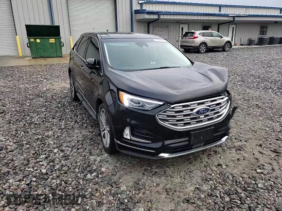 2019 Ford Edge Titanium with VIN 2FMPK4K95KBC20405, listed as a Copart auction lot 50784865 with 63,145 mi miles and Salvage Title. Bid and sale history available at carsss.com. Image 15.