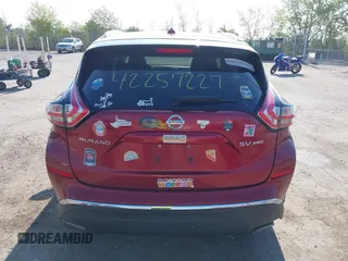 2015 Nissan Murano S z VIN 5N1AZ2MHXFN244039, wystawiony jako IAAI lot #42257227 z przebiegiem 122 038 mil mil oraz . Historia ofert i sprzedaży dostępna na DreamBid. Obrazek 15.