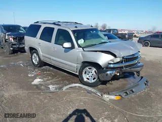 2004 Chevrolet Tahoe LT with VIN 1GNEC13ZX4J108596, listed as a IAAI auction lot 41612043 with 1 mi miles. Bid and sale history available at carsss.com. Image 1.