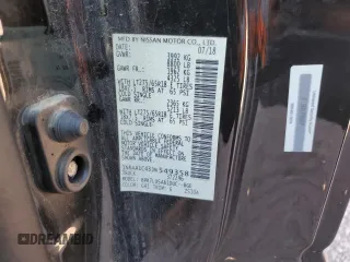 2018 Nissan Titan with VIN 1N6AA1C43JN549358, listed as a Copart auction lot 62417435 with 125,394 mi miles and Salvage title. Bid and sale history available at DreamBid. Image 12.