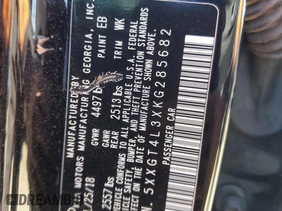 2019 Kia Optima LX with VIN 5XXGT4L3XKG285682, listed as a Copart auction lot 49160385 with 63,904 mi miles and Salvage Title. Bid and sale history available at carsss.com. Image 12.