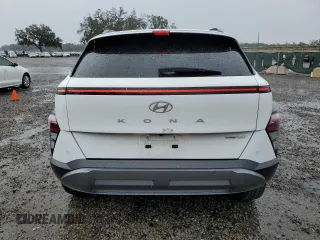2024 Hyundai Kona Limited with VIN KM8HECA31RU083275, listed as a Copart auction lot 46590375 with 19,642 mi miles and Non Repairable. Bid and sale history available at carsss.com. Image 6.