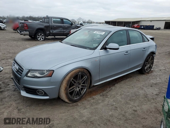 2010 Audi A4 2.0T Prestige with VIN WAUKFAFL7AN040723, listed as a Copart auction lot 61981964 with 0 mi miles and Salvage Title. Bid and sale history available at carsss.com. Image 1.