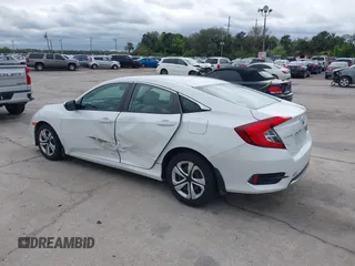 2020 Honda Civic LX with VIN 2HGFC2F69LH521681, listed as a IAAI auction lot 41664332 with 37,038 mi miles and . Bid and sale history available at DreamBid. Image 3.