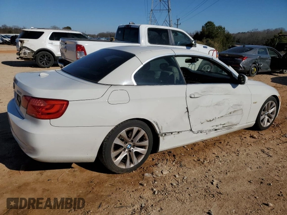 2011 BMW 3 Series 328i with VIN WBADW3C58BE539736, listed as a Copart auction lot 83944434 with 122,844 mi miles and Salvage Title. Bid and sale history available at carsss.com. Image 3.