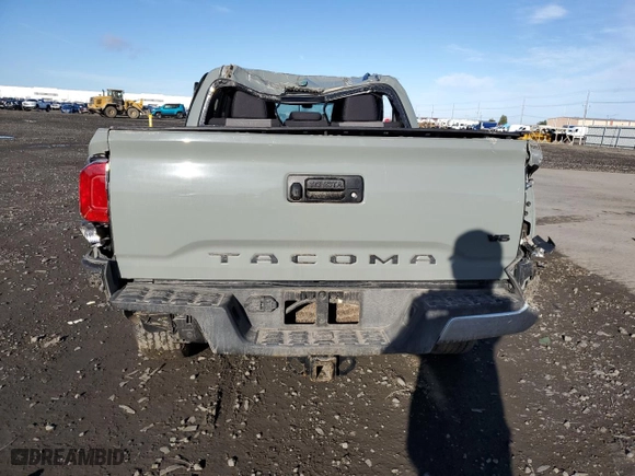 2023 Toyota Tacoma 4WD SR with VIN 3TMCZ5AN4PM607732, listed as a Copart auction lot 50266635 with 13,367 mi miles and Salvage Title. Bid and sale history available at carsss.com. Image 6.