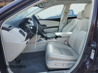 2015 Acura RLX Tech Pkg with VIN JH4KC1F5XFC001297, listed as a Copart auction lot 41814825 with 102,801 mi miles and Salvage Title. Bid and sale history available at carsss.com. Image 7.