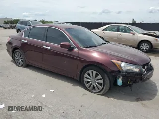 2011 Honda Accord EX-L with VIN 1HGCP3F86BA013180, listed as a Copart auction lot 64095235 with 124,742 mi miles and Salvage title. Bid and sale history available at DreamBid. Image 4.