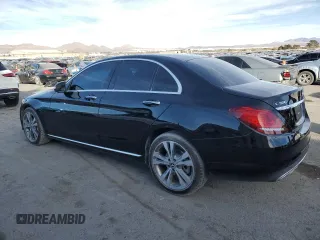 2020 Mercedes-Benz C with VIN WDDWF8DB2LR563401, listed as a Copart auction lot 87764985 with 46,262 mi miles and Salvage Title. Bid and sale history available at carsss.com. Image 2.