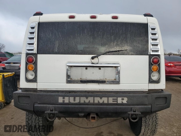 2003 Hummer H2 with VIN 5GRGN23U63H106158, listed as a Copart auction lot 81266274 with 275,953 mi miles and Salvage Title. Bid and sale history available at carsss.com. Image 6.