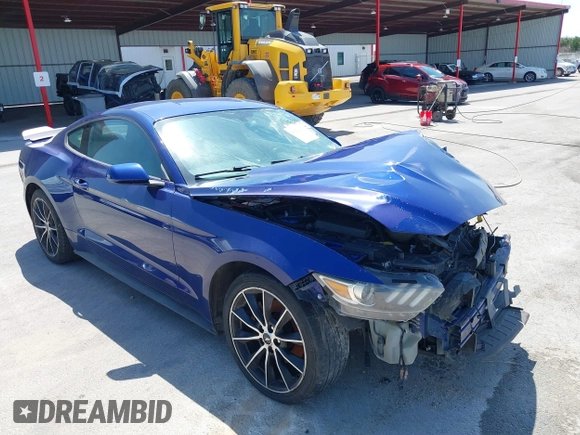 2016 Ford Mustang EcoBoost with VIN 1FA6P8TH1G5262053, listed as a IAAI auction lot 39328019 with 129,567 mi miles. Bid and sale history available at carsss.com. Image 1.