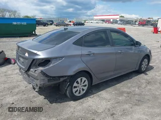 2017 Hyundai Accent SE with VIN KMHCT4AE0HU178612, listed as a IAAI auction lot 41995222 with 110,802 mi miles. Bid and sale history available at carsss.com. Image 4.