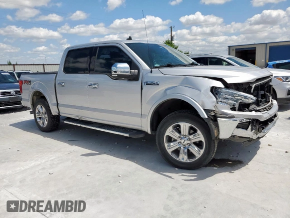 2019 Ford F-150 XL with VIN 1FTEW1E4XKKD25168, listed as a Copart auction lot 61694315 with 113,626 mi miles and Salvage title. Bid and sale history available at DreamBid. Image 4.