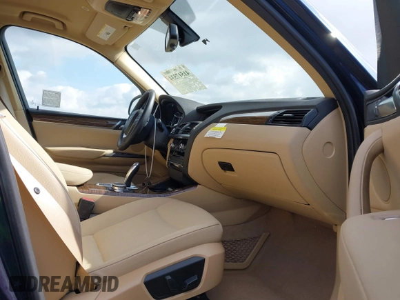 2016 BMW X3 sDrive28i with VIN 5UXWZ7C56G0M83583, listed as a IAAI auction lot 41517534 with 89,611 mi miles and . Bid and sale history available at DreamBid. Image 5.