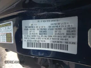 2012 Mazda CX-9 Grand Touring with VIN JM3TB3DVXC0351492, listed as a IAAI auction lot 41720668 with 171,147 mi miles. Bid and sale history available at carsss.com. Image 9.