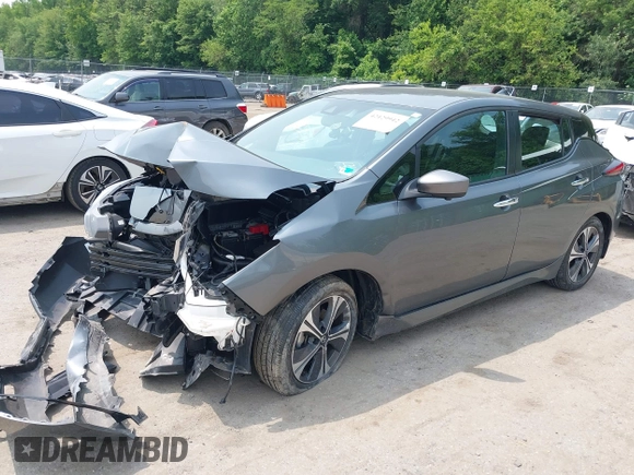 2020 Nissan LEAF SV with VIN 1N4AZ1CP0LC306567, listed as a IAAI auction lot 42429942 with 50,492 mi miles and . Bid and sale history available at DreamBid. Image 17.