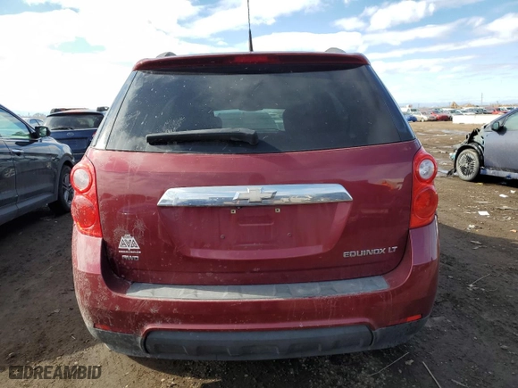 2011 Chevrolet Equinox LT w/1LT with VIN 2CNFLEEC3B6352240, listed as a Copart auction lot 45576215 with 129,775 mi miles and Salvage Title. Bid and sale history available at carsss.com. Image 6.