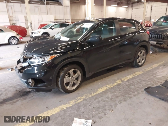 2022 Honda HR-V LX with VIN 3CZRU6H3XNM749450, listed as a IAAI auction lot 41610206 with 37,910 mi miles. Bid and sale history available at carsss.com. Image 2.