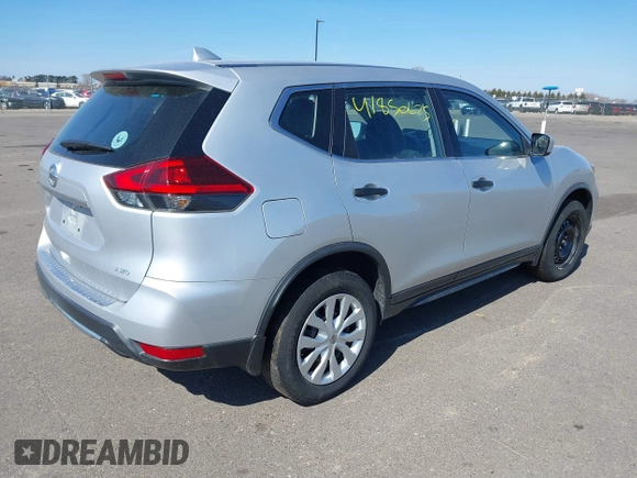 2019 Nissan Rogue SV with VIN KNMAT2MV0KP537250, listed as a IAAI auction lot 41850625 with 109,474 mi miles. Bid and sale history available at carsss.com. Image 4.