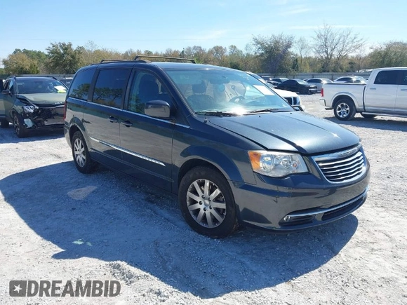 2014 Chrysler Town & Country Touring with VIN 2C4RC1BG6ER217760, listed as a IAAI auction lot 41893658 with 171,560 mi miles. Bid and sale history available at carsss.com. Image 1.