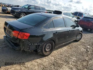 2013 Volkswagen Jetta S with VIN 3VW2K7AJ2DM236412, listed as a Copart auction lot 58314775 with 144,144 mi miles and Salvage title. Bid and sale history available at DreamBid. Image 3.