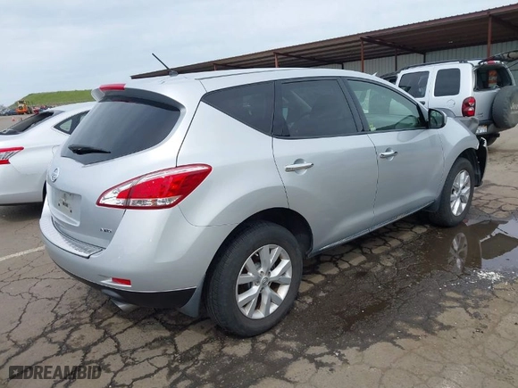 2013 Nissan Murano SL with VIN JN8AZ1MW1DW315816, listed as a IAAI auction lot 41818866 with 94,701 mi miles. Bid and sale history available at carsss.com. Image 4.